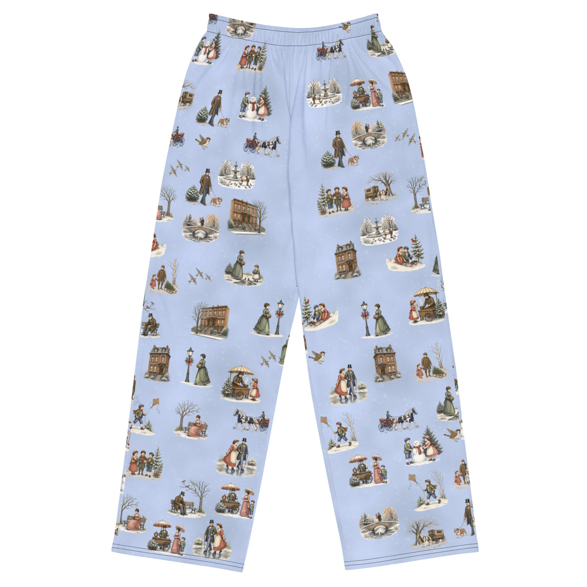 Carriage Park Wide-Leg Pants by LQ, front