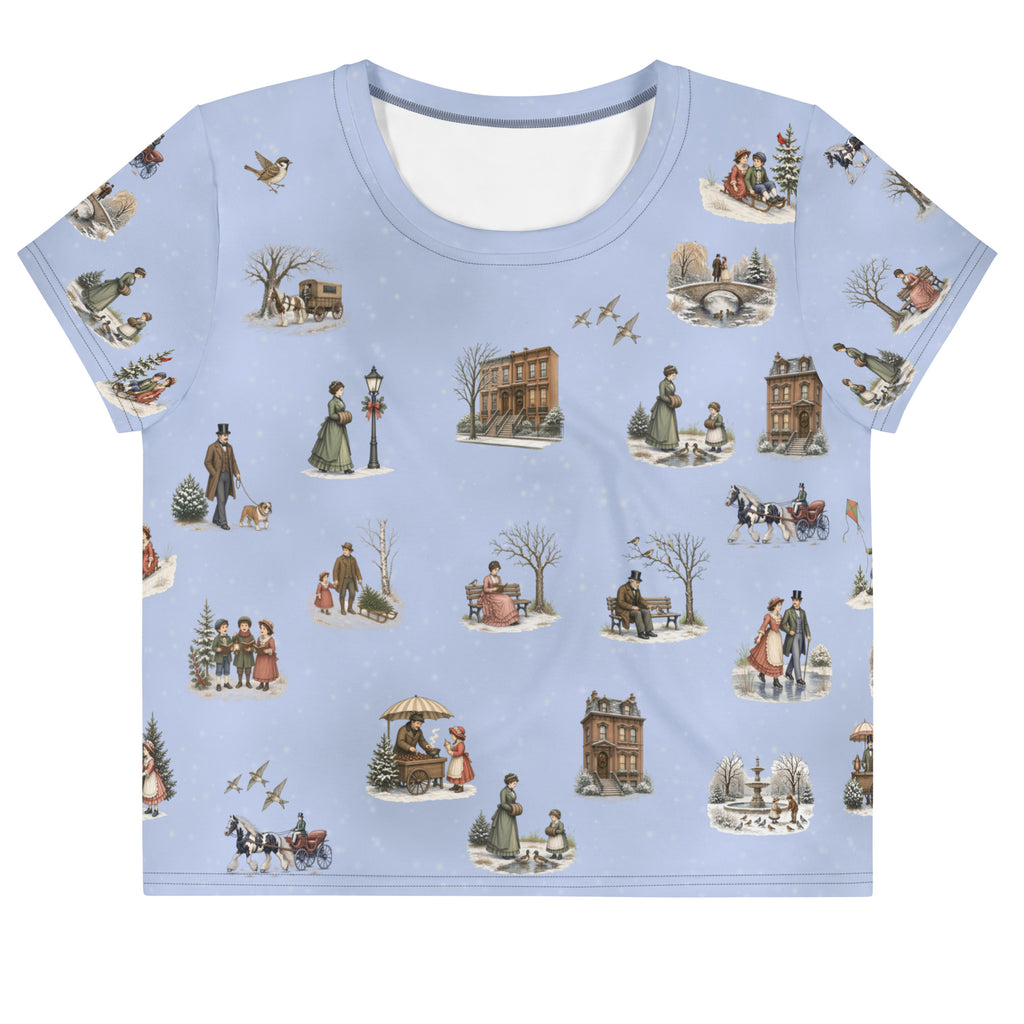 Carriage Park Crop Tee by LQ, front